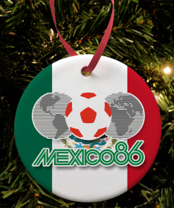Mexico 86 Retro Christmas Tree Decoration