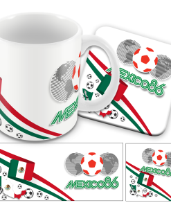 World Cup Mexico 86 Retro Mug and Coaster Set