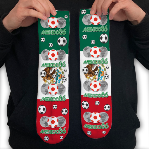 World Cup Mexico 86 Retro Socks