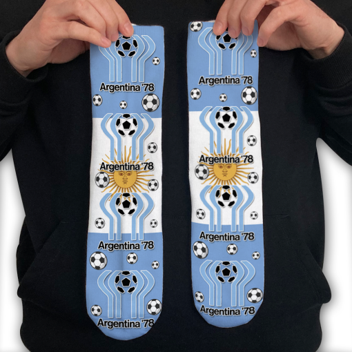 World Cup Argentina 78 Retro Socks