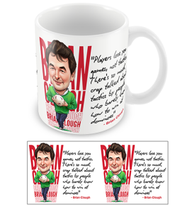 Brian Clough Quote Mug Tactics