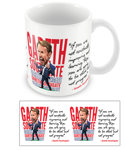 Gareth Southgate Quote Mug Improving Learning