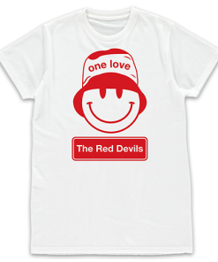 One Love Man Utd Bucket Hat White T-Shirt