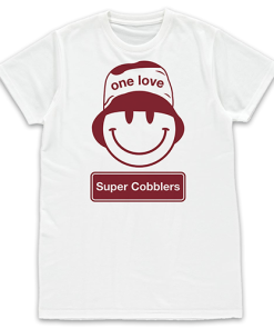 One Love Northampton Town Bucket Hat White T-Shirt
