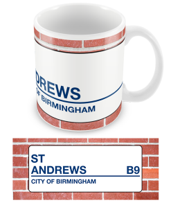 Birmingham City Stadium Sign Mug