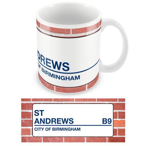 Birmingham City Stadium Sign Mug