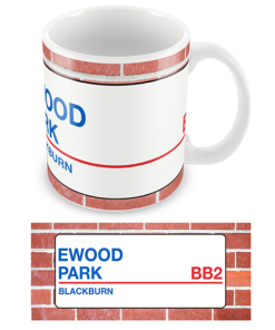 Blackburn Rovers Stadium Sign Mug