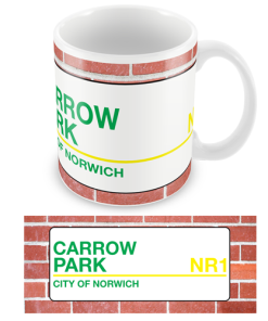 Norwich Stadium Sign Mug