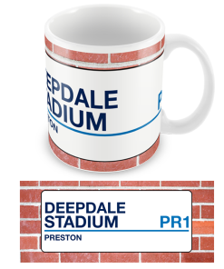 Preston Stadium Sign Mug