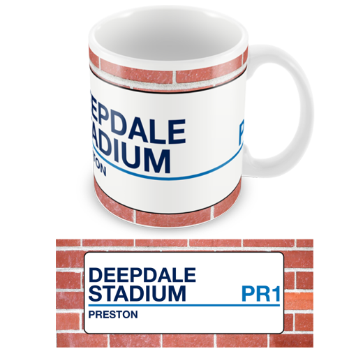 Preston Stadium Sign Mug