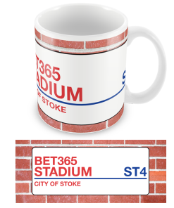 Stoke City Stadium Sign Mug