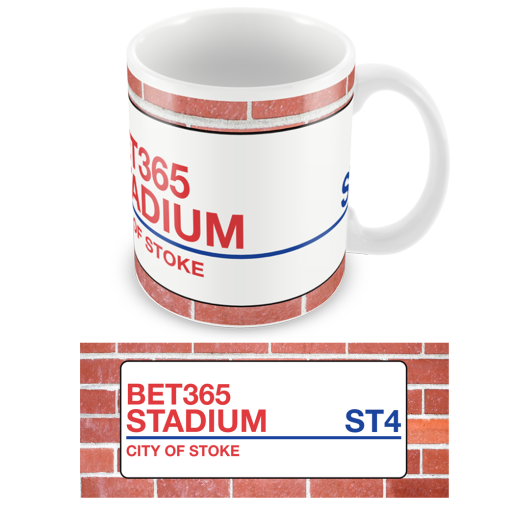 Stoke City Stadium Sign Mug