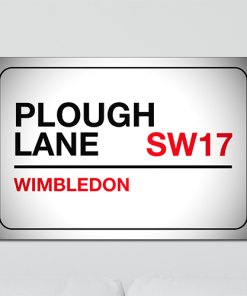 AFC Wimbledon Aluminium Wall Art Metal Sign 2021-22 Black & Red