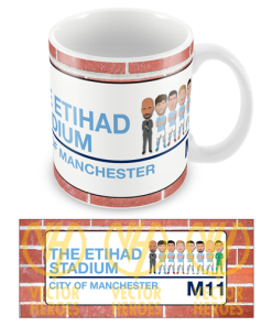 City Stadium Sign Mug 23-24 Manchester Man