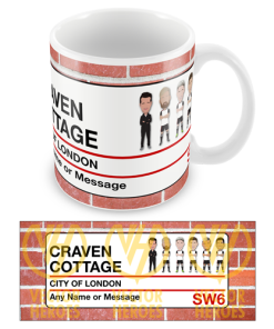 Fulham Stadium Sign Mug 2023-24