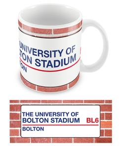 Bolton Wanderers Sign Mug Team Colours