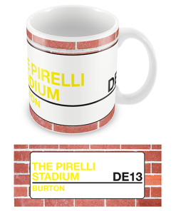 Burton Albion Sign Mug Team Colours