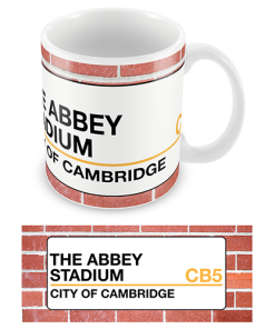 Cambridge Utd Sign Mug Team Colours