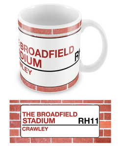 Crawley Town Sign Mug Team Colours