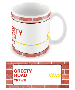 Crewe Alexandra Sign Mug Team Colours