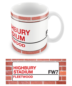 Fleetwood Town Sign Mug Team Colours