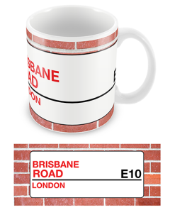 Leyton Orient Stadium Sign Mug Team Colours