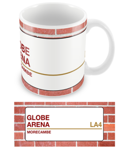 Morecambe Stadium Sign Mug Team Colours