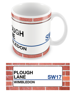 AFC Wimbledon Stadium Sign Mug Team Colours