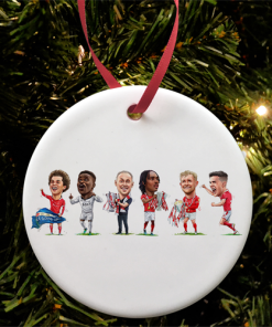Nottingham Forest The Football Artist Christmas Tree Decoration