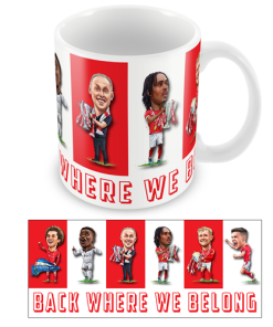 Nottingham Forest The Football Artist Mug Back Where We Belong