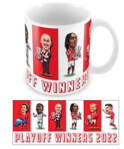 Nottingham Forest The Football Artist Mug Play-off Winners 2022