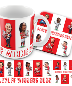 Nottingham Forest The Football Artist Mug and Coaster Set Play-Off Winners 2022