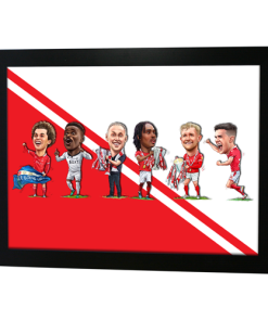 Nottingham Forest The Football Artist Framed Print