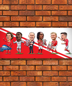 Nottingham Forest The Football Artist Wall Art Metal Sign