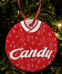 Liverpool Home 1989 Retro Kit Christmas Tree Decoration