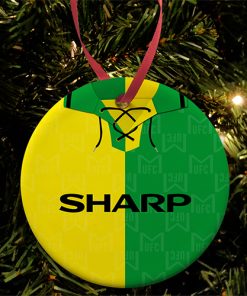 Man Utd 92-94 Retro Kit Christmas Tree Decoration