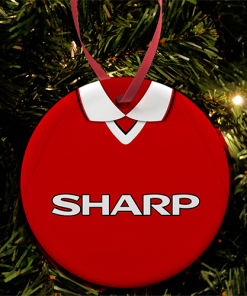 Man Utd Home 1999 Retro Kit Christmas Tree Decoration