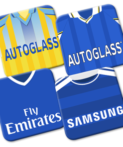 Chelsea Retro Shirts Coaster Pack Of 4