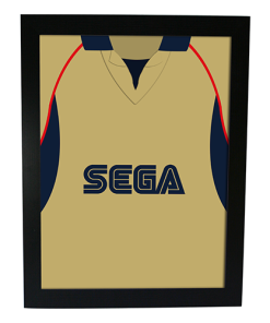 Arsenal Retro Kit Away 2001 Framed Print