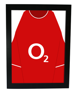 Arsenal Home 2004 Retro Kit Framed Print