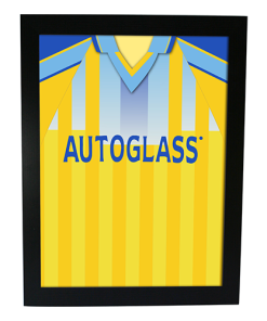 Chelsea Away 1997 Retro Kit Framed Print