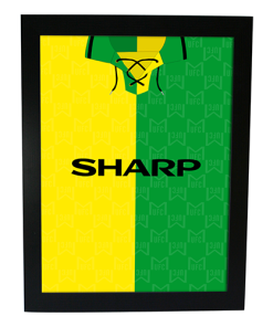 Man Utd Away 92-94 Retro Kit Framed Print