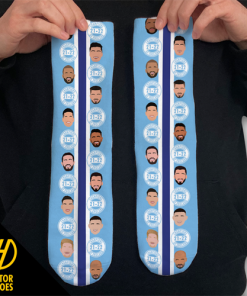 Man City Champions Of England 21-22 Socks