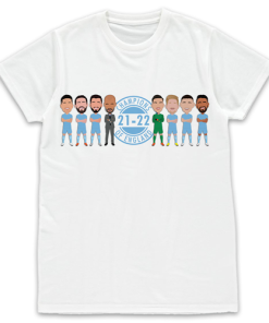 City Champions Of England 21-22 White T-Shirt