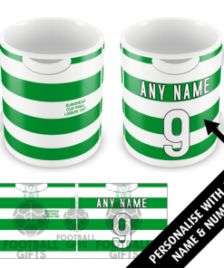 Celtic Home Shirt 1967 Personalised Retro Kit Mug