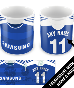 Chelsea Home Shirt 2012 Personalised Retro Kit Mug