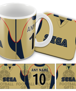Arsenal Retro Kit Away 2001 Mug and Coaster Set