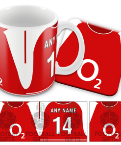 Arsenal Retro Kit Home 2004 Mug and Coaster Set