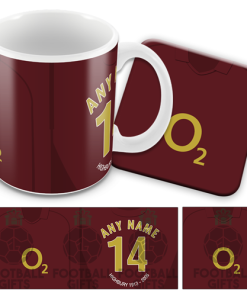 Arsenal Retro Kit Home 2006 Mug and Coaster Set