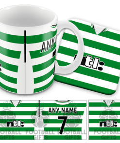 Celtic Retro Kit Home 2002 Mug and Coaster Set